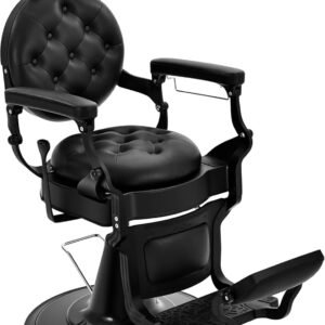 Black Barber Chairs for Barbershop, Hair Stylist
